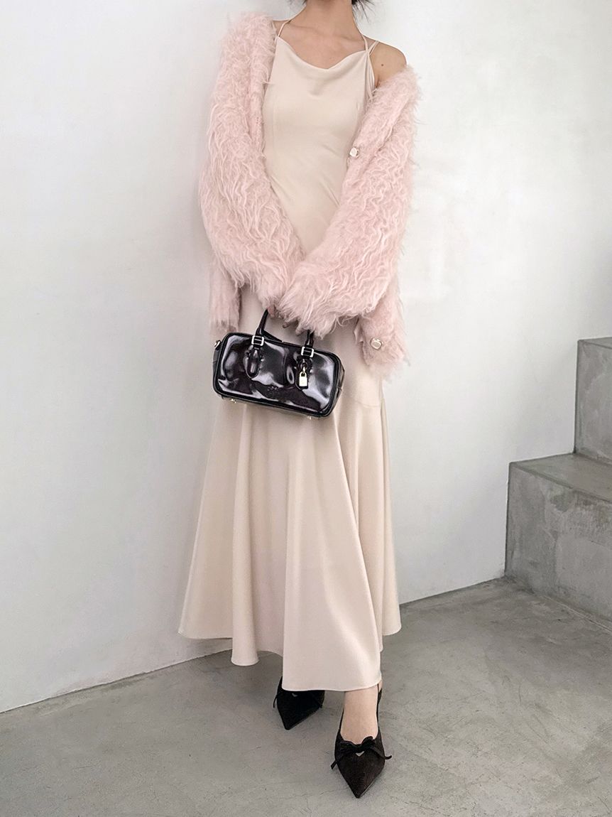 サテンマーメイドキャミワンピース(マキシ・ロングワンピース