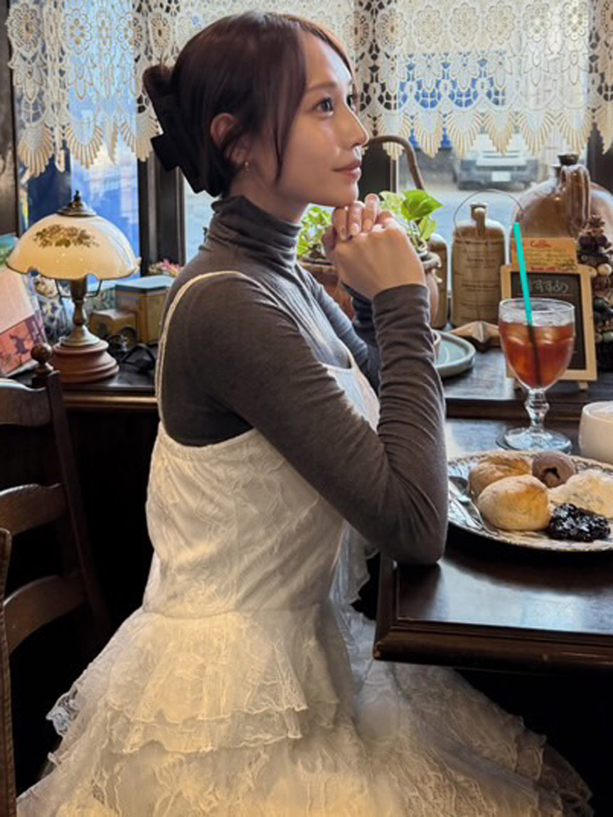 ラッフルバリエキャミミニワンピース(ミニワンピース)｜ワンピース