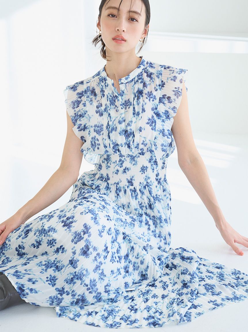 販路限定サイズあり】Sustainableフリルワンピース(マキシ・ロング