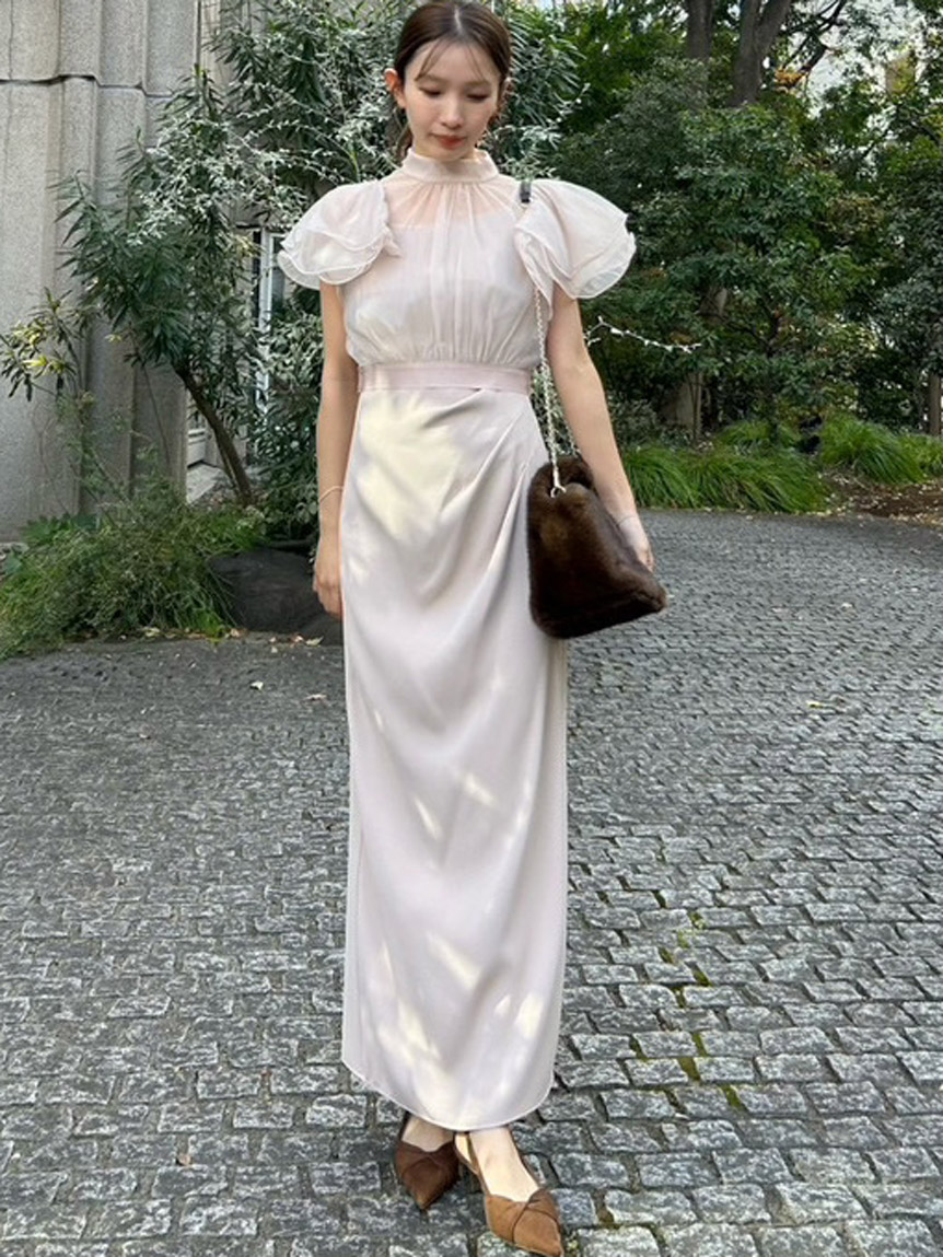 奈*i様 【SNIDEl】ボレロセットワンピース snidel ボレロセットドレス SNIDEL ワンピース ボレロセットドレス