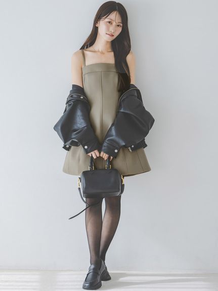 SNIDEL スナイデル　ミニワンピース LBLU SNIDEL スナイデル ミニワンピース LBLU ミニワンピース｜SNIDEL