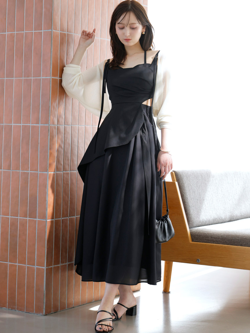 スイッチングキャミワンピース(マキシ・ロングワンピース)｜ワンピース