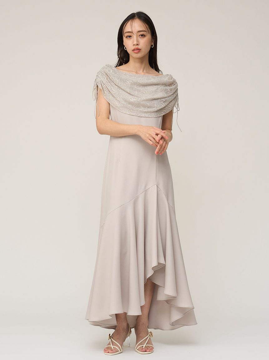 ドレープケープマーメイドドレス(ドレス)｜ワンピース｜SNIDEL
