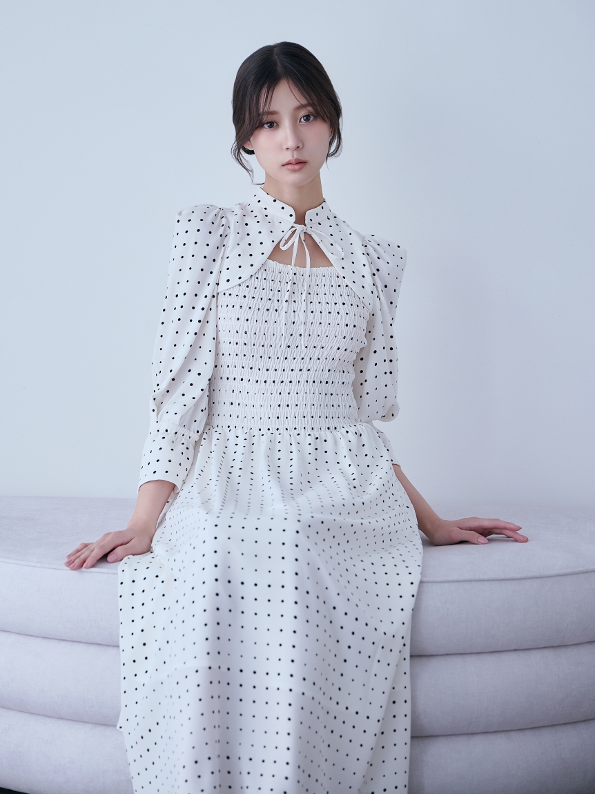 デコルテオープンワンピース(マキシ・ロングワンピース)｜ワンピース