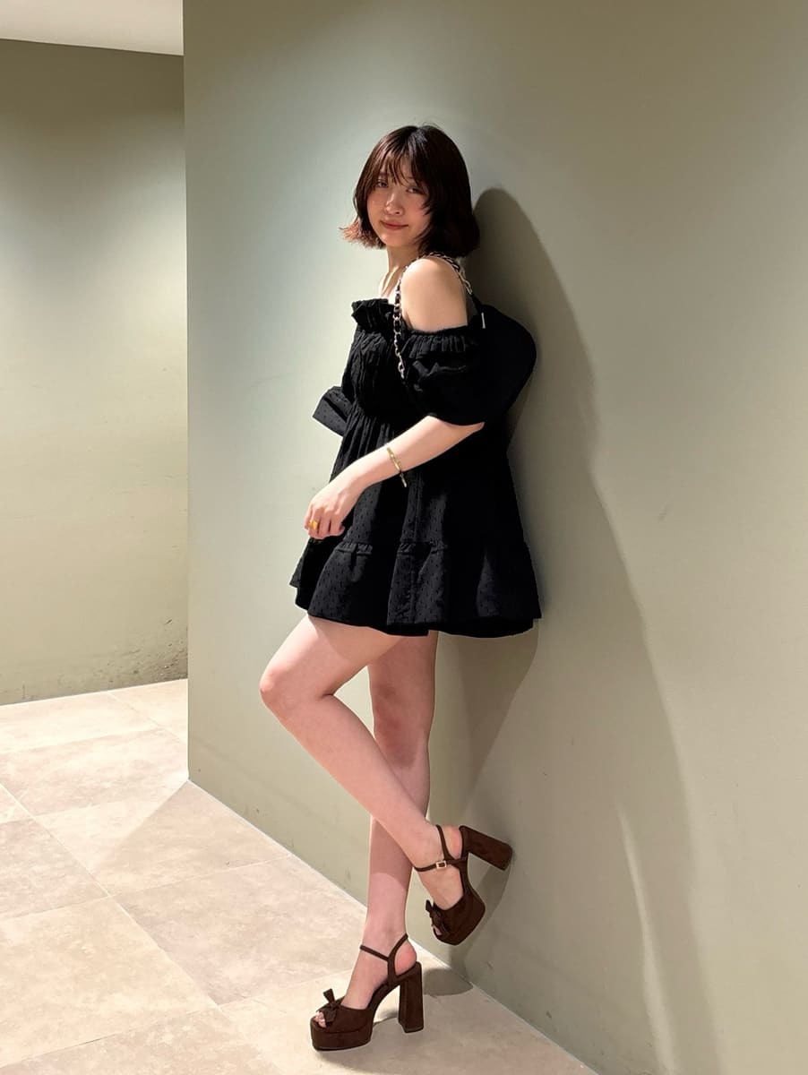 オフショルギャザーセットアップ(セットアップ)｜ワンピース｜SNIDEL