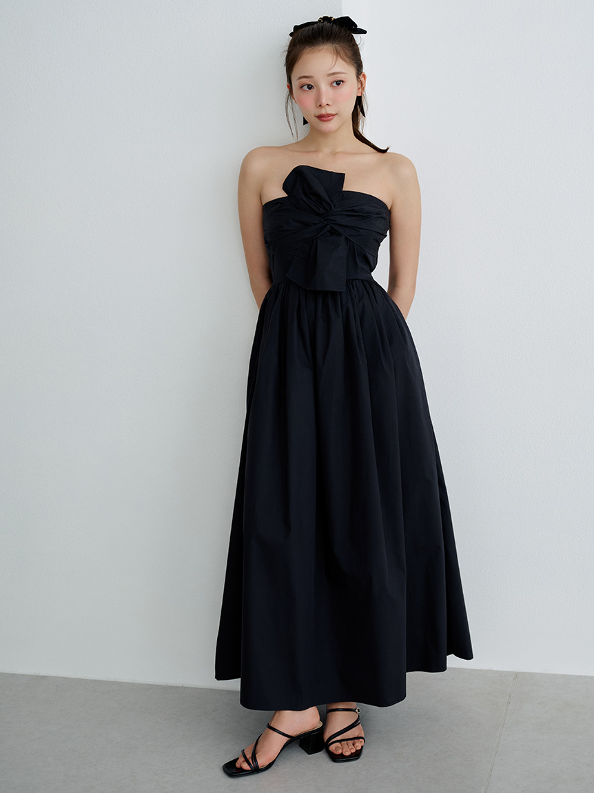 スナイデル【美品】ツイストベアワンピース ツイストベアワンピース(ロングワンピース)｜ワンピース｜SNIDEL