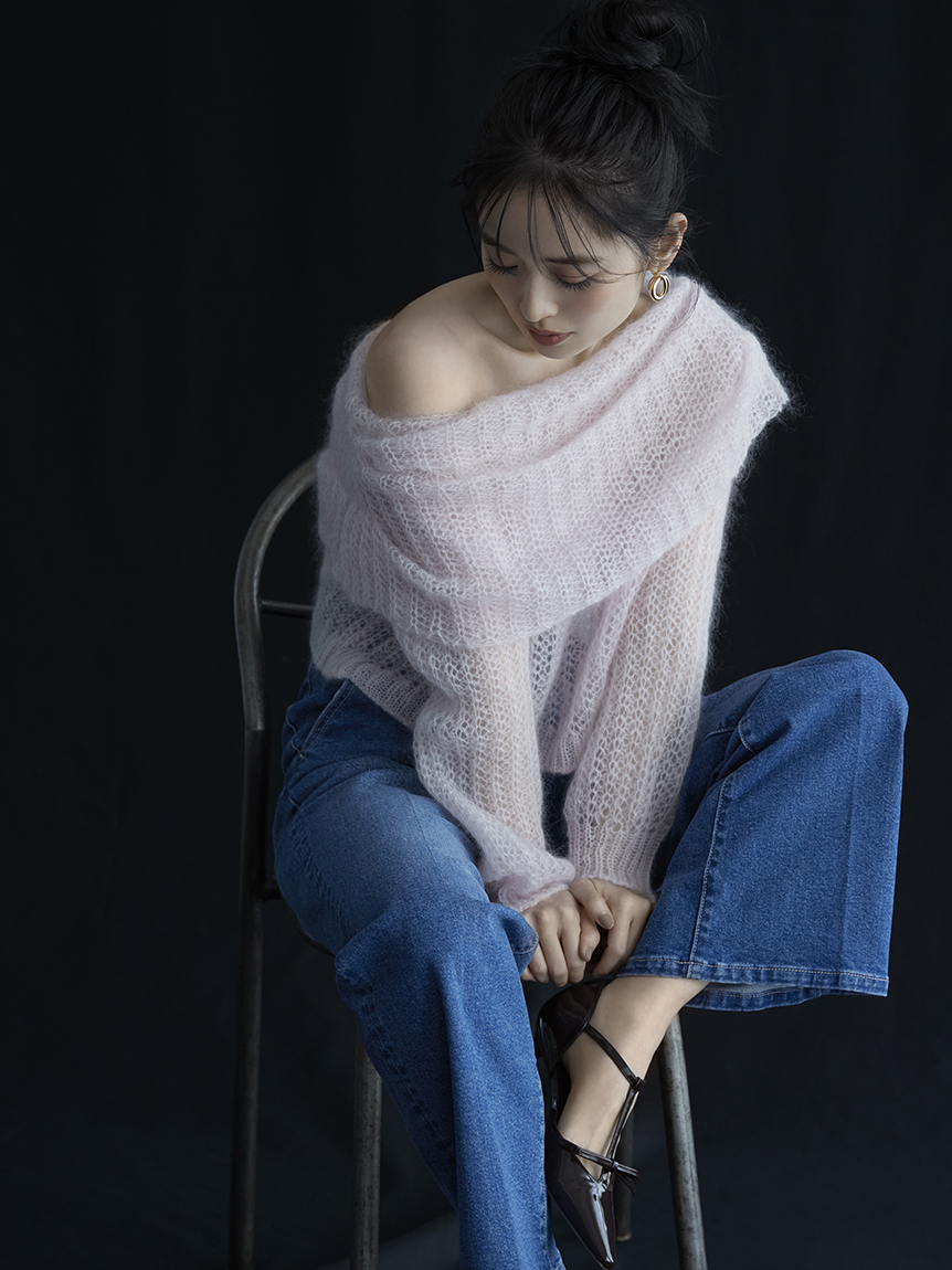 WEB限定サイズあり】ハイウエストフレアデニムパンツ(デニムパンツ 