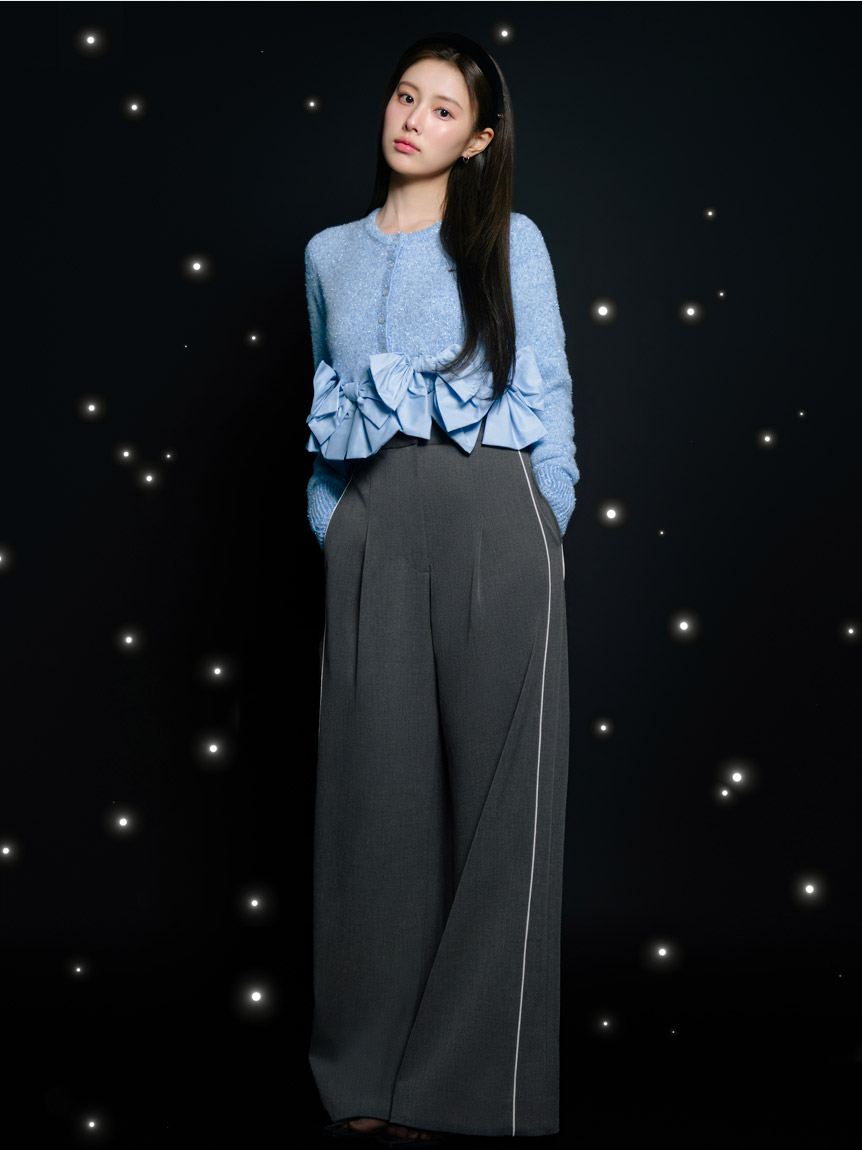 SNIDEL Sustainableナイロンパンツ SNIDEL（スナイデル）の「Sustainableワイドパンツ（その他