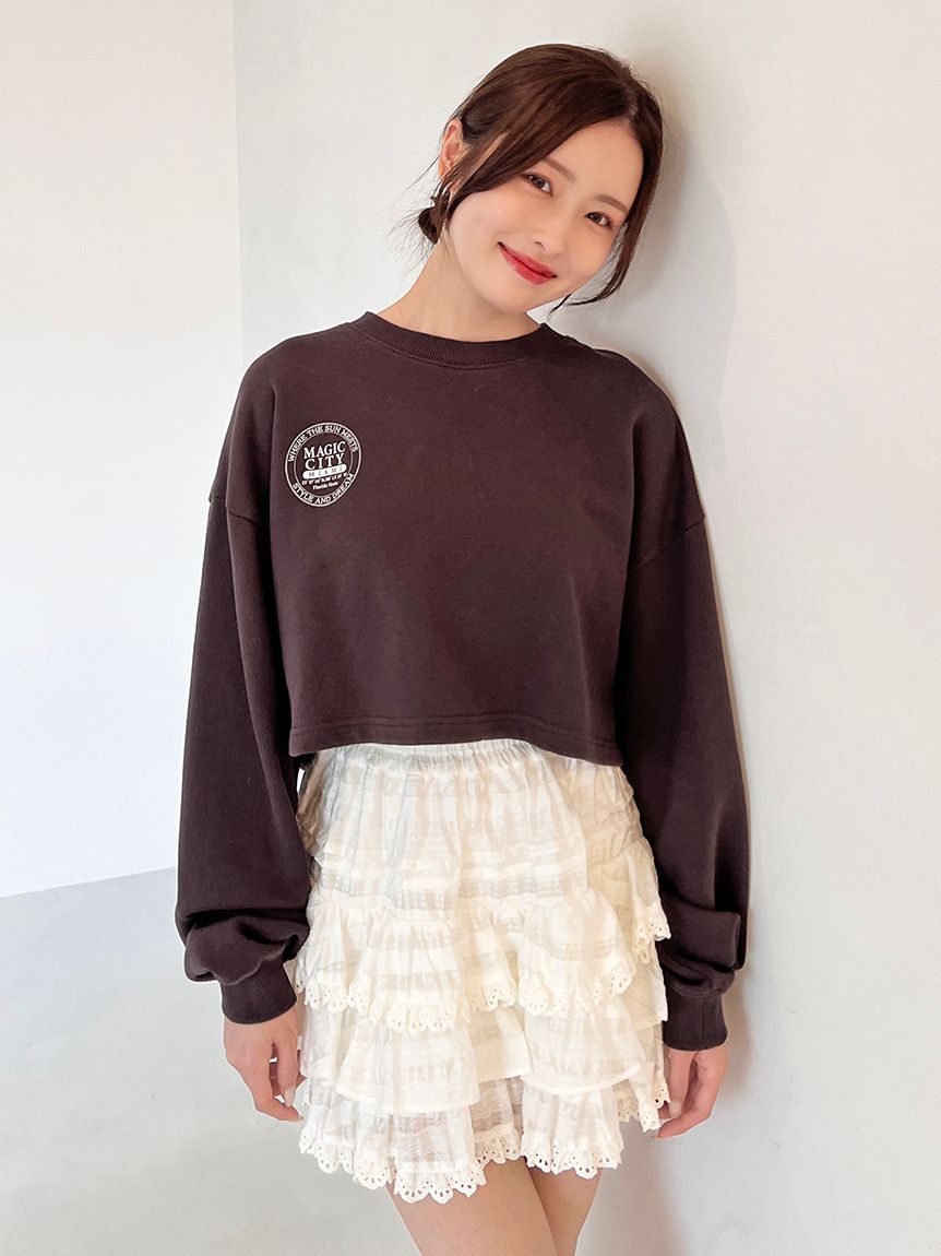 ♡SNIDEL ラッフルティアードスカショーパン♡ ラッフルティアードスカショーパン(ショートパンツ)｜パンツ｜SNIDEL