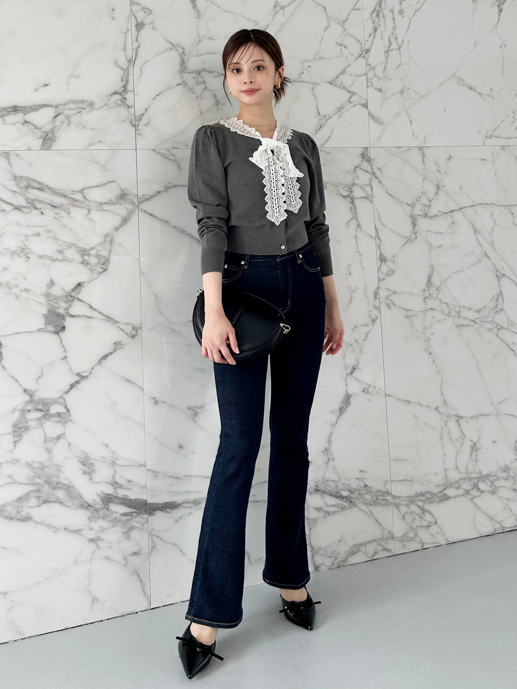 SNIDEL【STYLEUPPANTS】ハイウエストフレア STYLEUPPANTS】ハイウエストフレア(ロングパンツ)｜パンツ