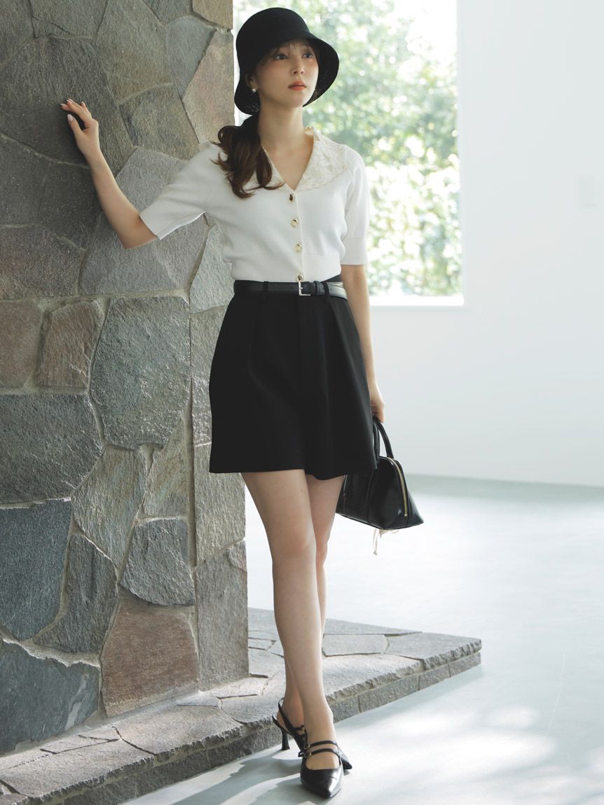 シンプルショートパンツ(ショートパンツ)｜パンツ｜SNIDEL(スナイデル