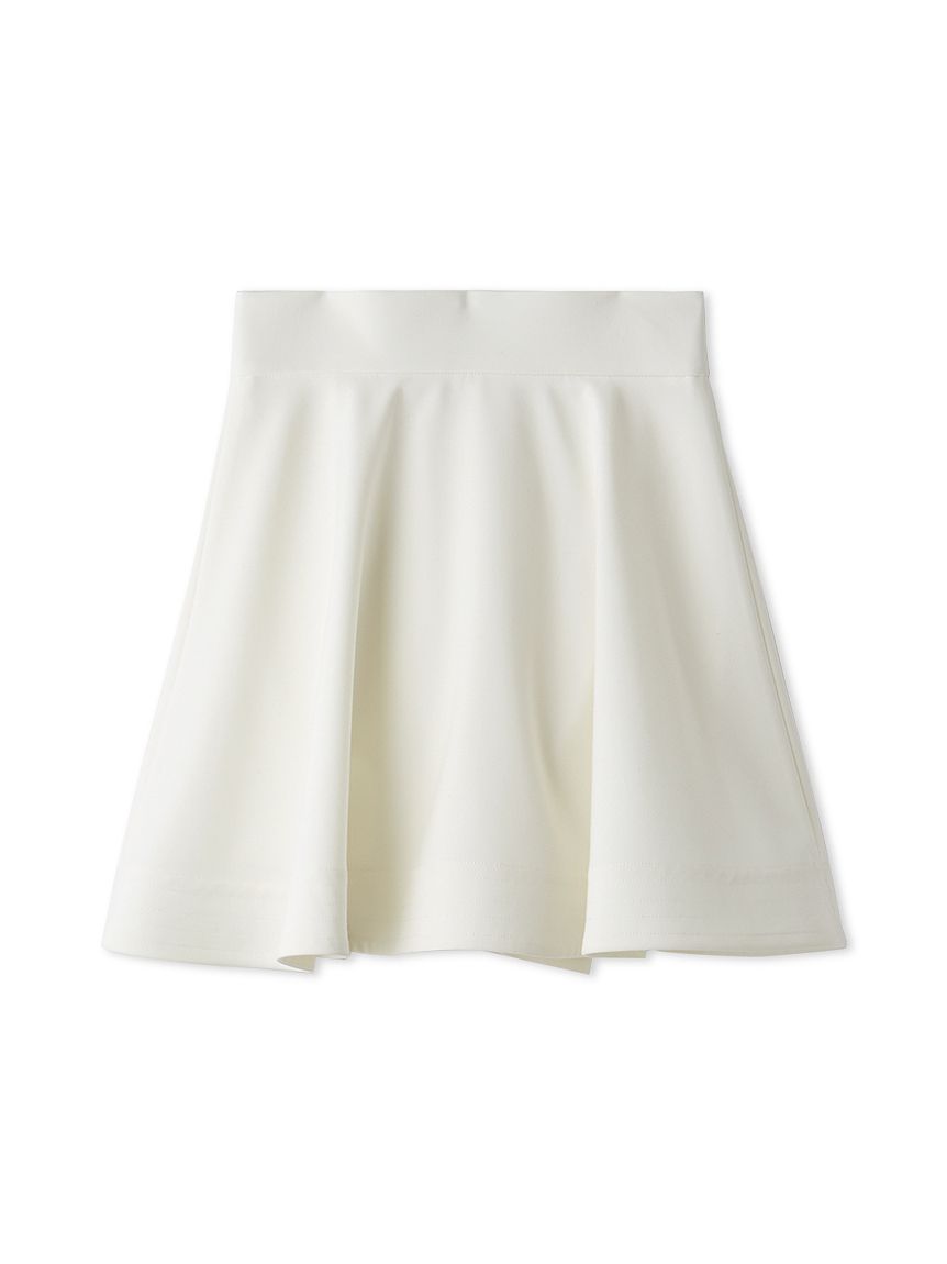 SNIDEL リップルラインミニスカショーパン WHT ホワイト 1 M フレアミニスカショーパン(ショートパンツ)｜パンツ｜SNIDEL