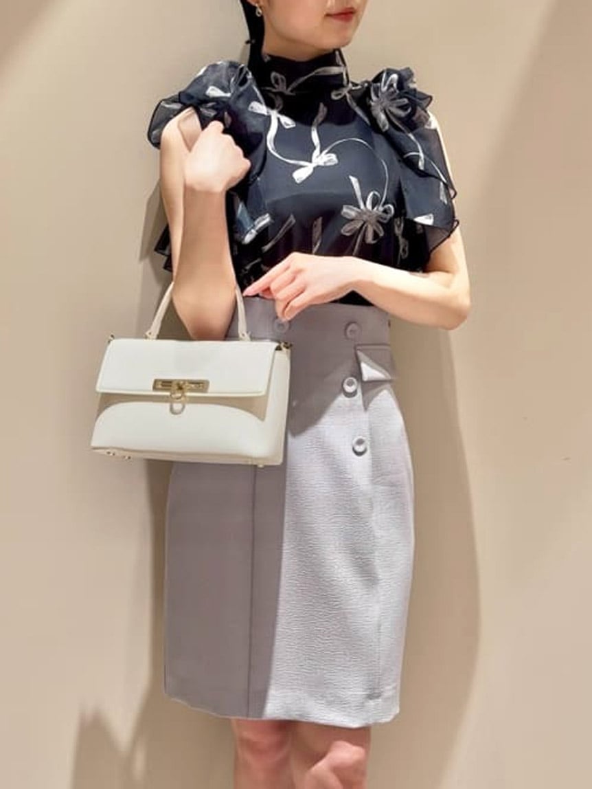 新作新品タグ付き　スナイデル♡ タイトミディスカート スナイデル SNIDEL タイトミディスカート （BLK
