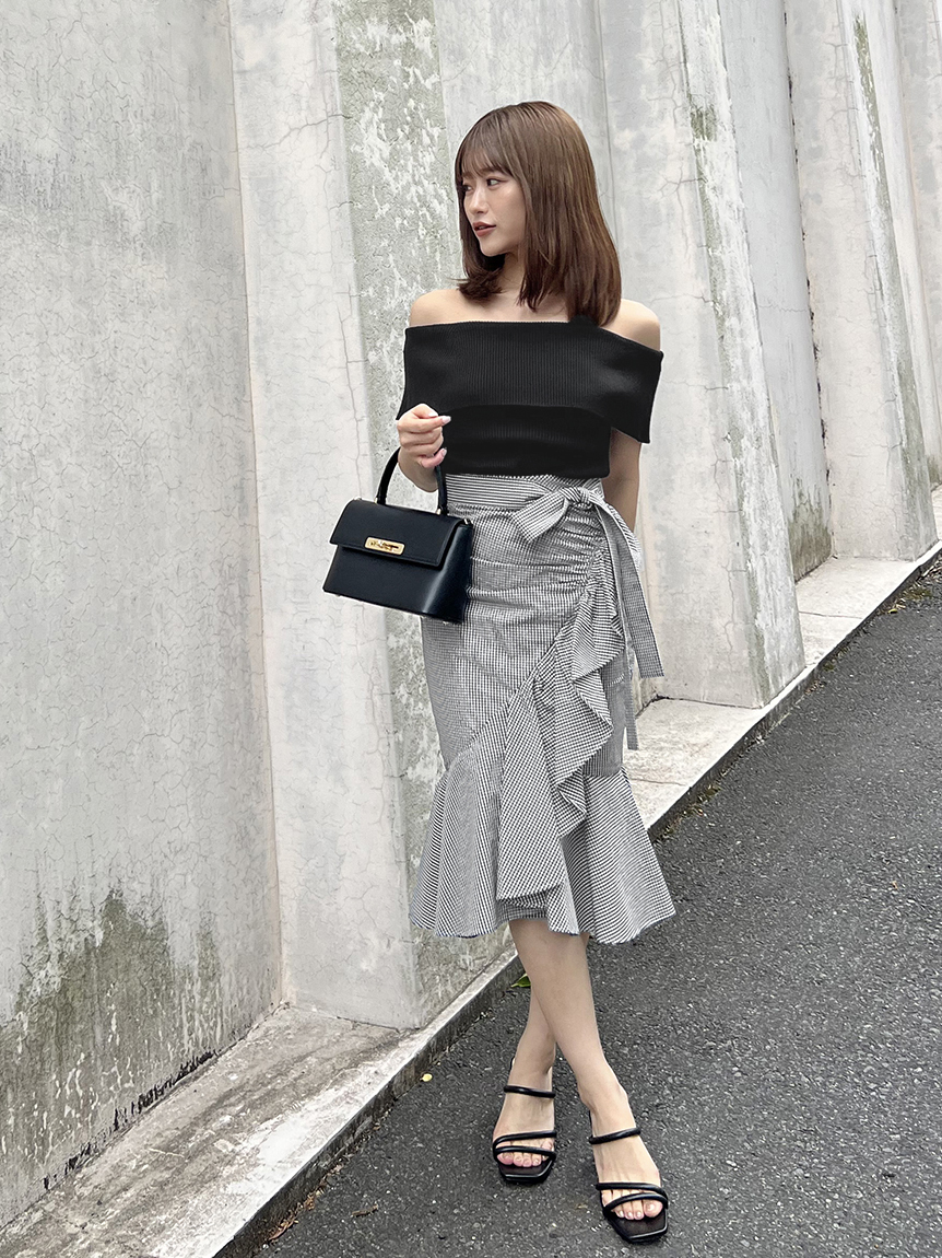 SNIDEL スナイデル スカート ロングスカート 花柄 マーメイド