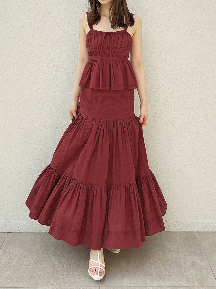 コットンレーススカート(ロングスカート)｜スカート｜SNIDEL