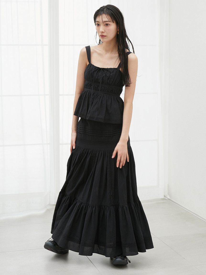 コットンレーススカート(ロングスカート)｜スカート｜SNIDEL