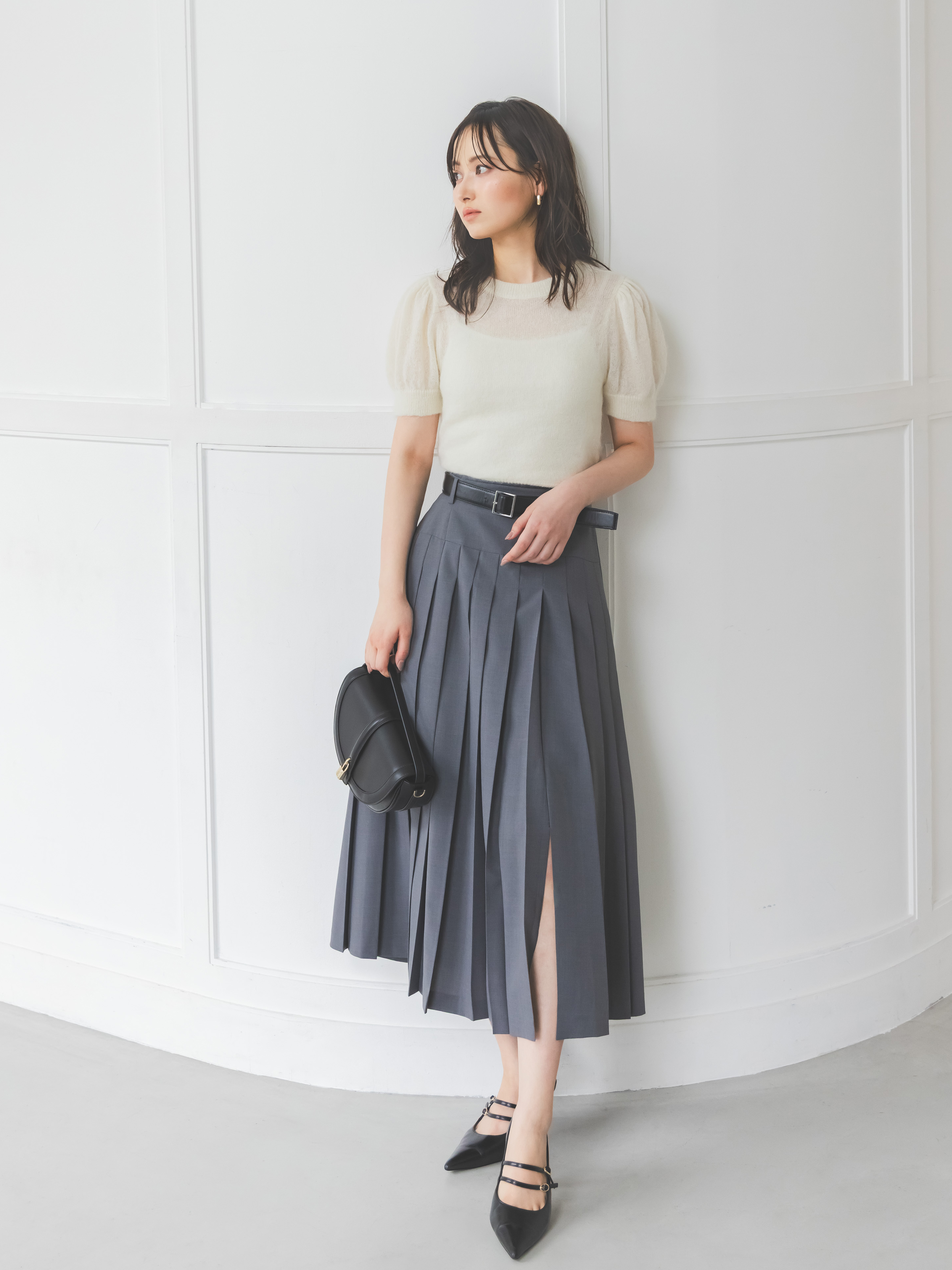 Mystradaニットアップ♡snidelスナイデルJUSGLITTYエイミー SNIDEL/スナイデル | . LADY MOOD 秋のストリート&フォーマル