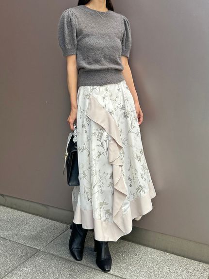 バリエハンカチヘムスカート(ロングスカート)｜スカート｜SNIDEL