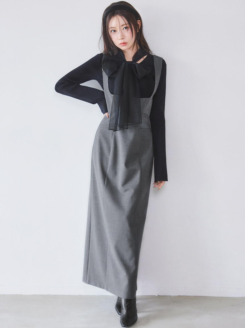 SNIDEL (スナイデル) 袖スリットジャケット　スカート SNIDEL 袖スリットジャケット・デザインスカート セットアップ