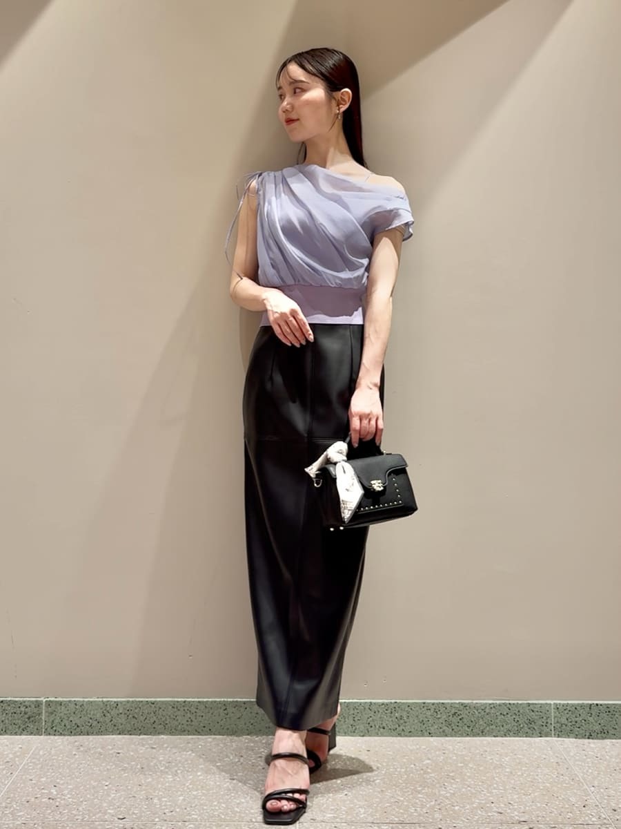 ストレッチレザータイトスカート(ロングスカート)｜スカート｜SNIDEL