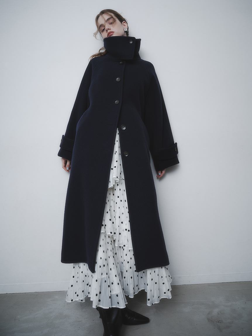 Sustainableプリーツティアードロングスカート(ロングスカート