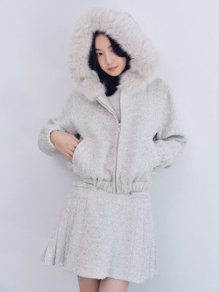 nico【新品】【SNIDEL】チュールコート　シースルー　　0 SNIDEL チュールコート ピンクベージュ -靴＆ファッション通販