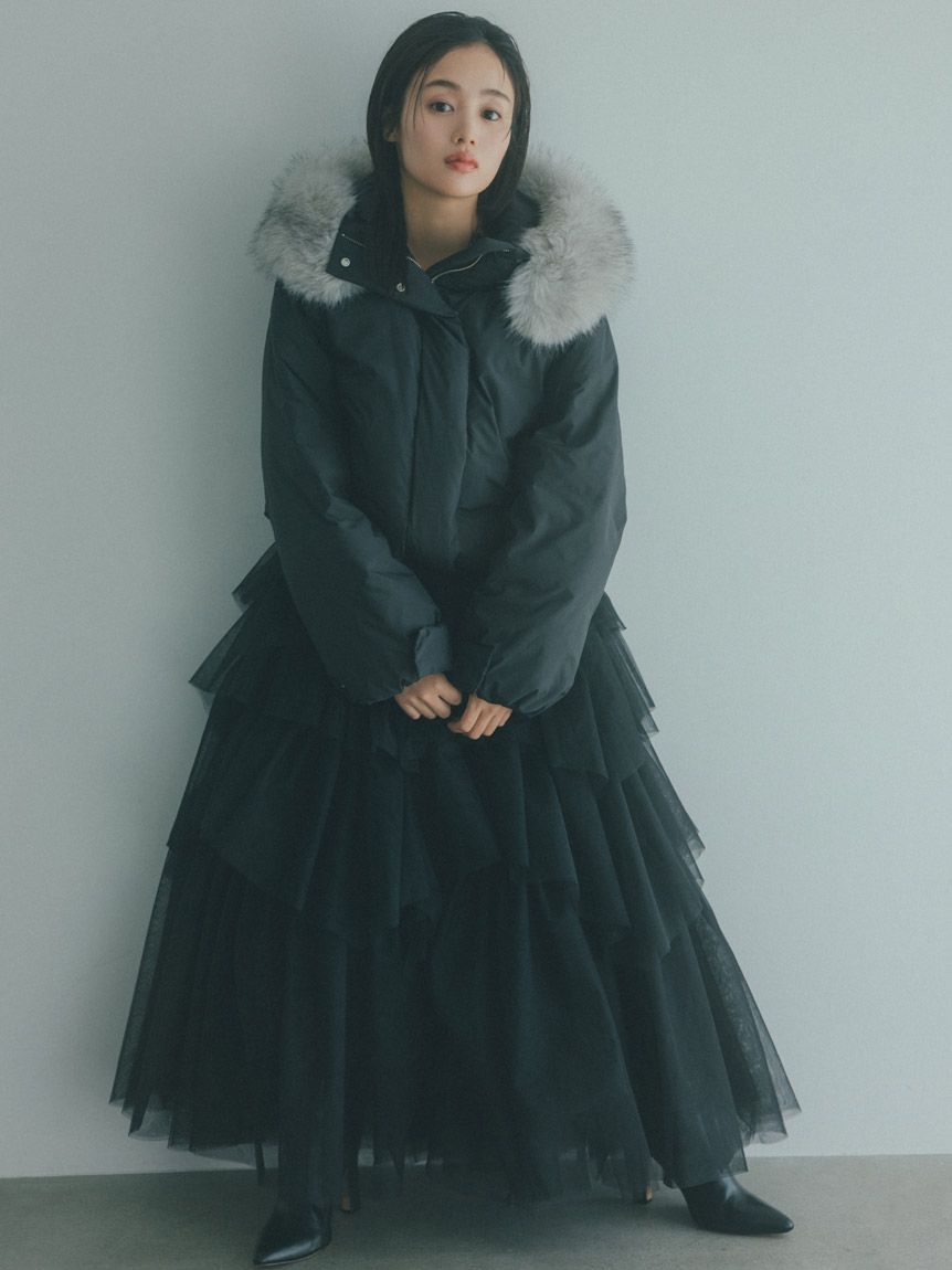 チュールボリュームスカート(ロングスカート)｜スカート｜SNIDEL