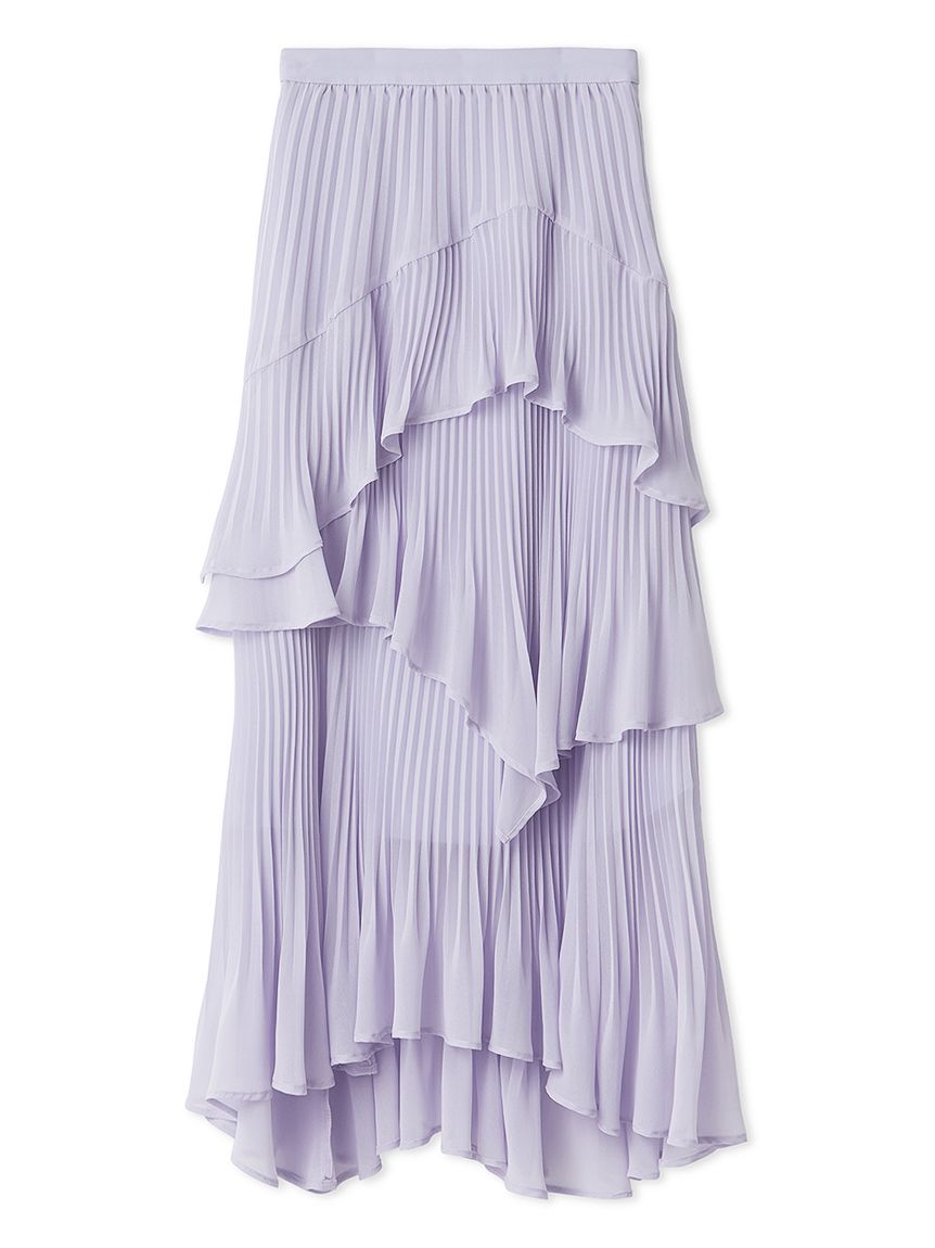 Sustainableプリーツティアードスカート(ロングスカート)｜スカート