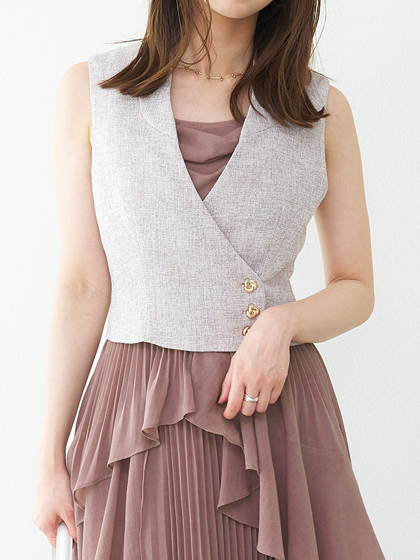 新作新品タグ付き　スナイデル♡デザインジレ デザインジレ(ベスト・ジレ)｜アウター｜SNIDEL(スナイデル)の