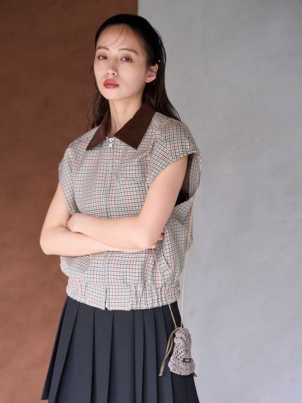 未使用　SNIDEL リバーシブルバリエベスト SNIDEL - 未使用 SNIDEL リバーシブルバリエベストの通販 by れ