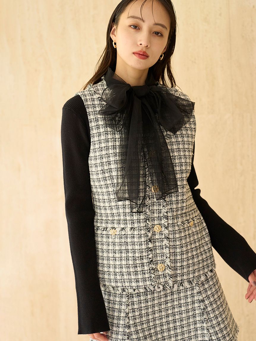 ebure ツイードジレ ebure ツイードジレ