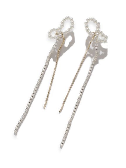 ロングリボンピアス(B-F)