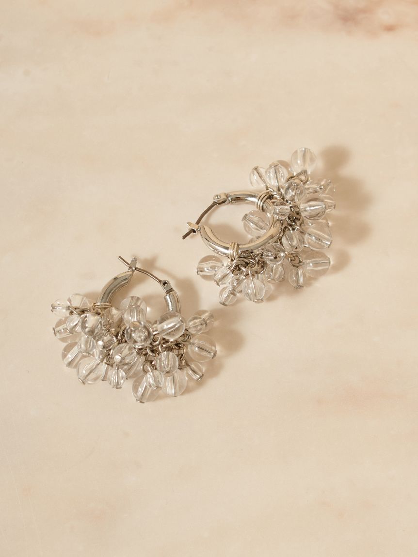 フォームビーズフープピアス(ピアス・イヤリング)｜アクセサリー 