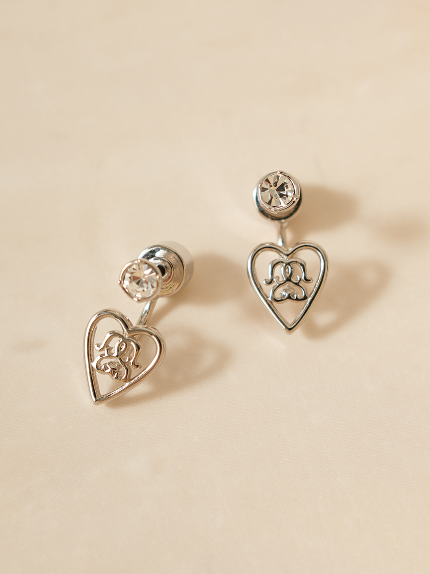 ハートキャッチストーンピアス(ピアス・イヤリング)｜アクセサリー
