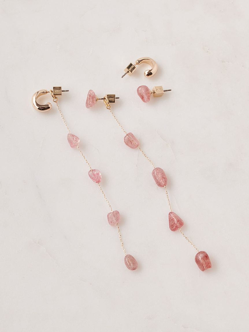ナチュラルストーンピアス(ピアス・イヤリング)｜アクセサリー｜SNIDEL