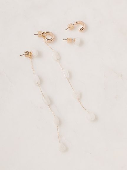 ナチュラルストーンピアス(ピアス・イヤリング)｜アクセサリー｜SNIDEL