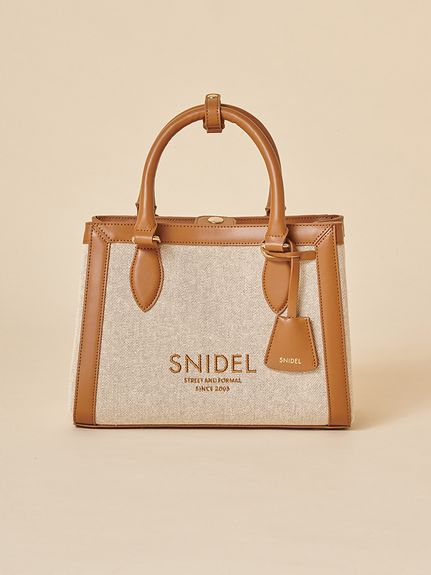 キャンバスロゴバッグ(ハンドバッグ)｜バッグ｜SNIDEL