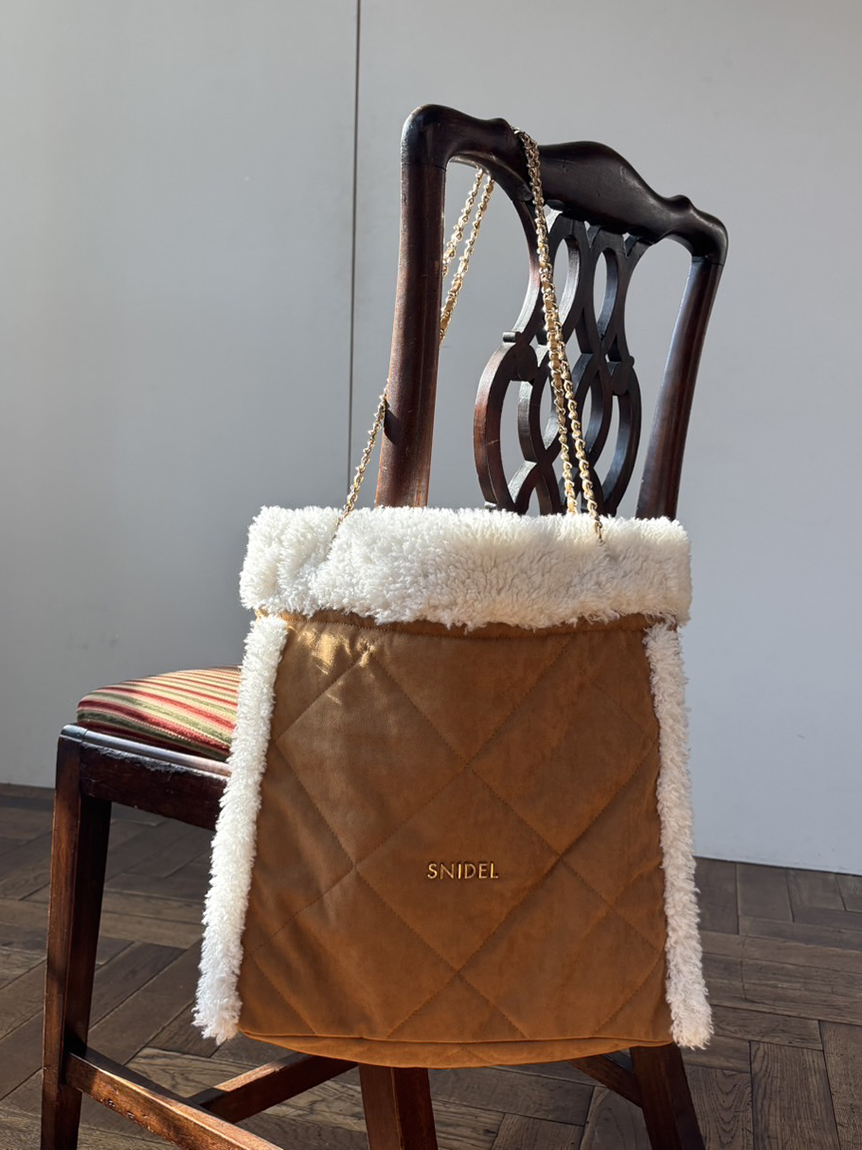 WEB限定/ボアコレクション】キルティングチェーンバッグ(ハンドバッグ