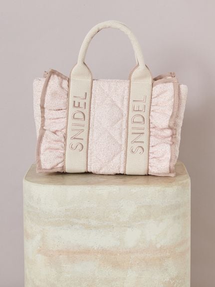 フリルキルティングロゴバッグ(ハンドバッグ)｜バッグ｜SNIDEL