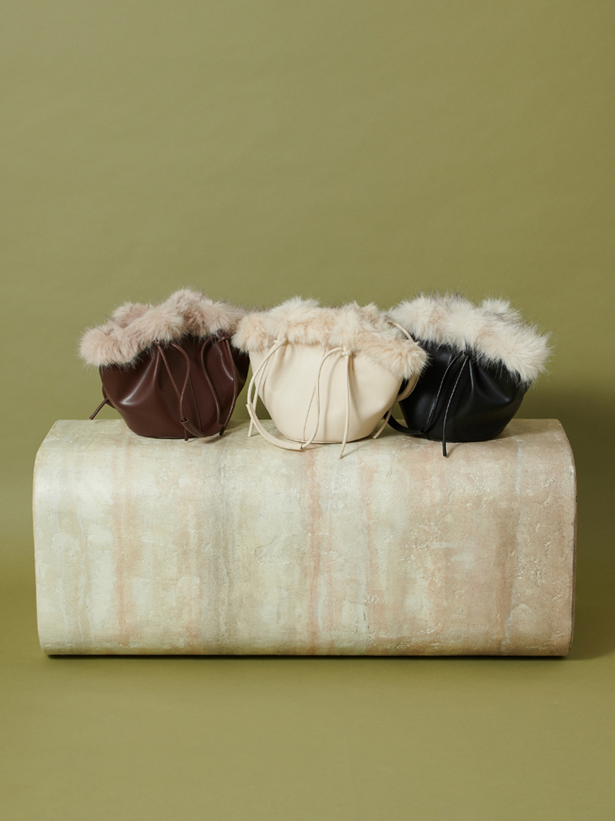 ファーバケットバッグ(ハンドバッグ)｜バッグ｜SNIDEL