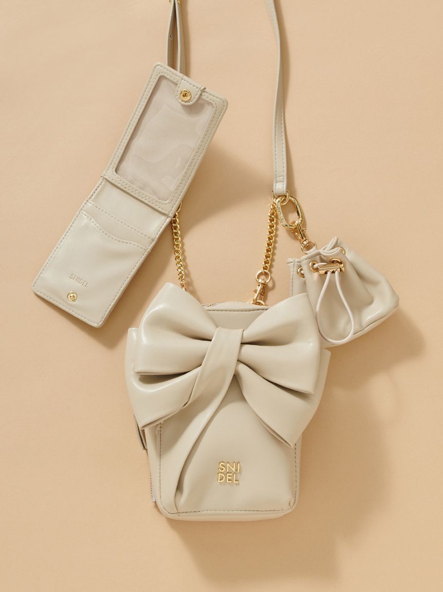 リボンマルチショルダー&ケースセット(ショルダーバッグ