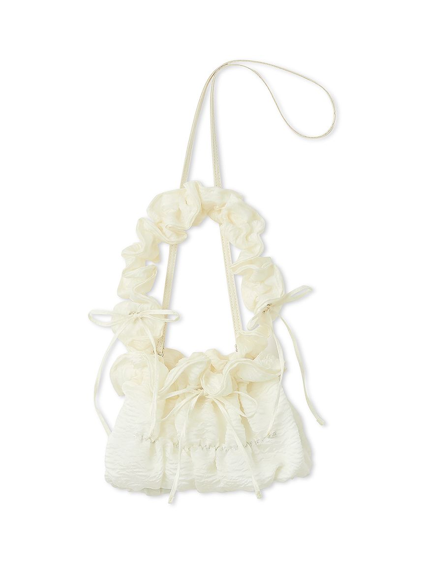 【新品未使用】SNIDEL♡Chacott コラボギャザーバッグ アイボリー Chacott】コラボギャザーバッグ(ハンドバッグ)｜バッグ｜SNIDEL