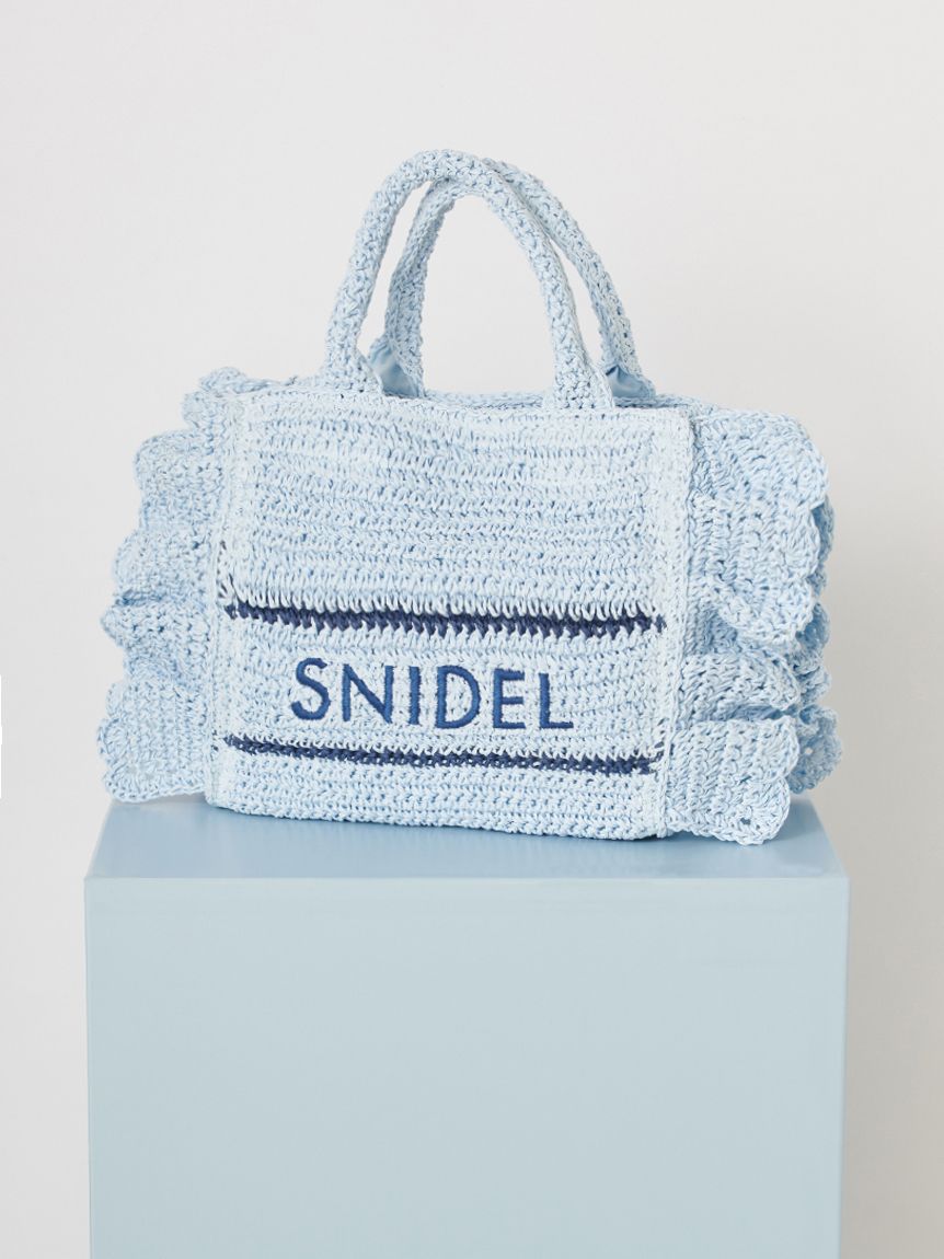 snidel 春物白メッシュバック　白ワンショルダーバッグ ショルダーバッグ｜SNIDEL(スナイデル)の通販サイト【公式】