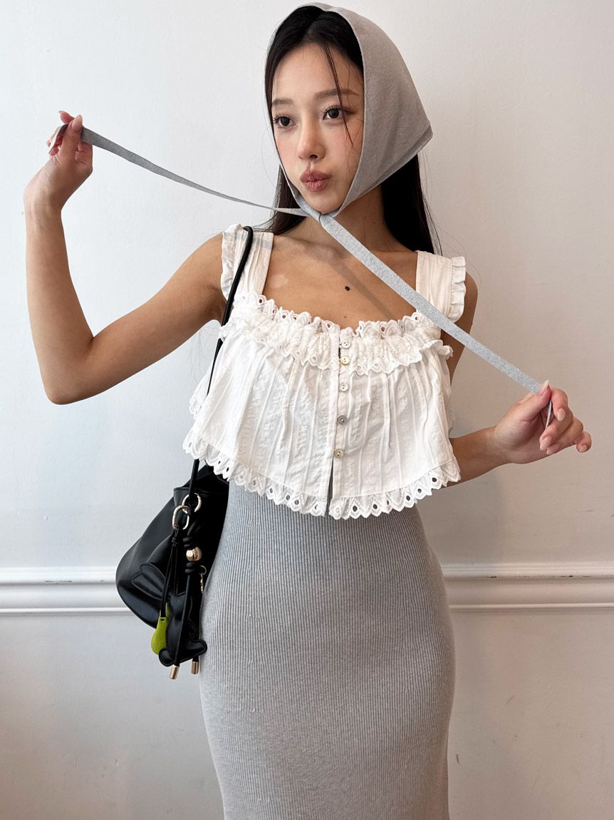 ニットバンダナ(GRY-F)