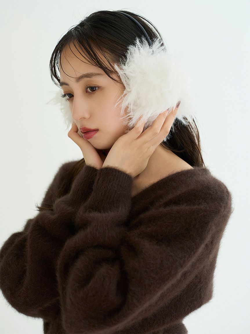 -seyto- マルチウェイ ボリューム ファー マフラー seyto（セイト）の「Multi way volume long fur muffler