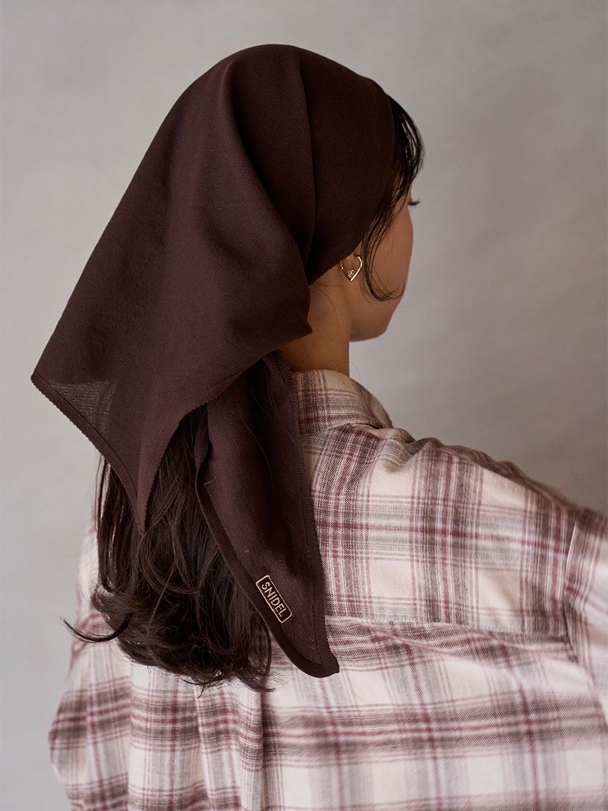PHINGERIN ニットスカーフ PHINGERIN フィンガリン PG1 SCARF・ネイビー - tity