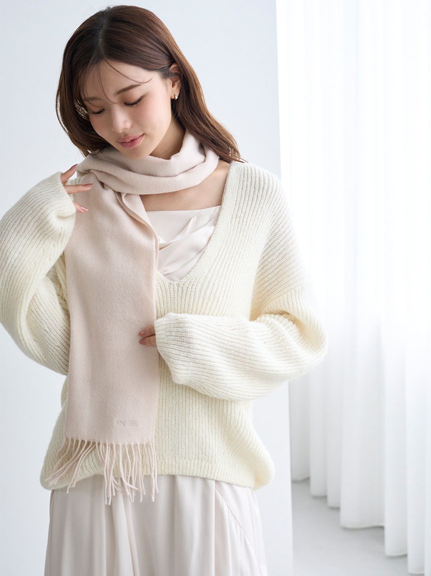 カシミア混マフラー(ストール・スカーフ)｜アクセサリー｜SNIDEL