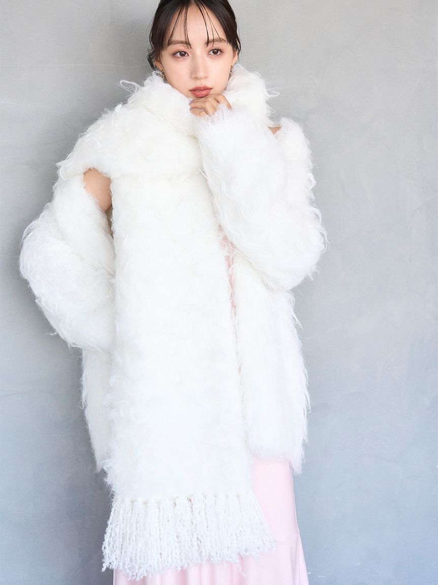 ファーロングマフラー(ストール・スカーフ)｜アクセサリー｜SNIDEL