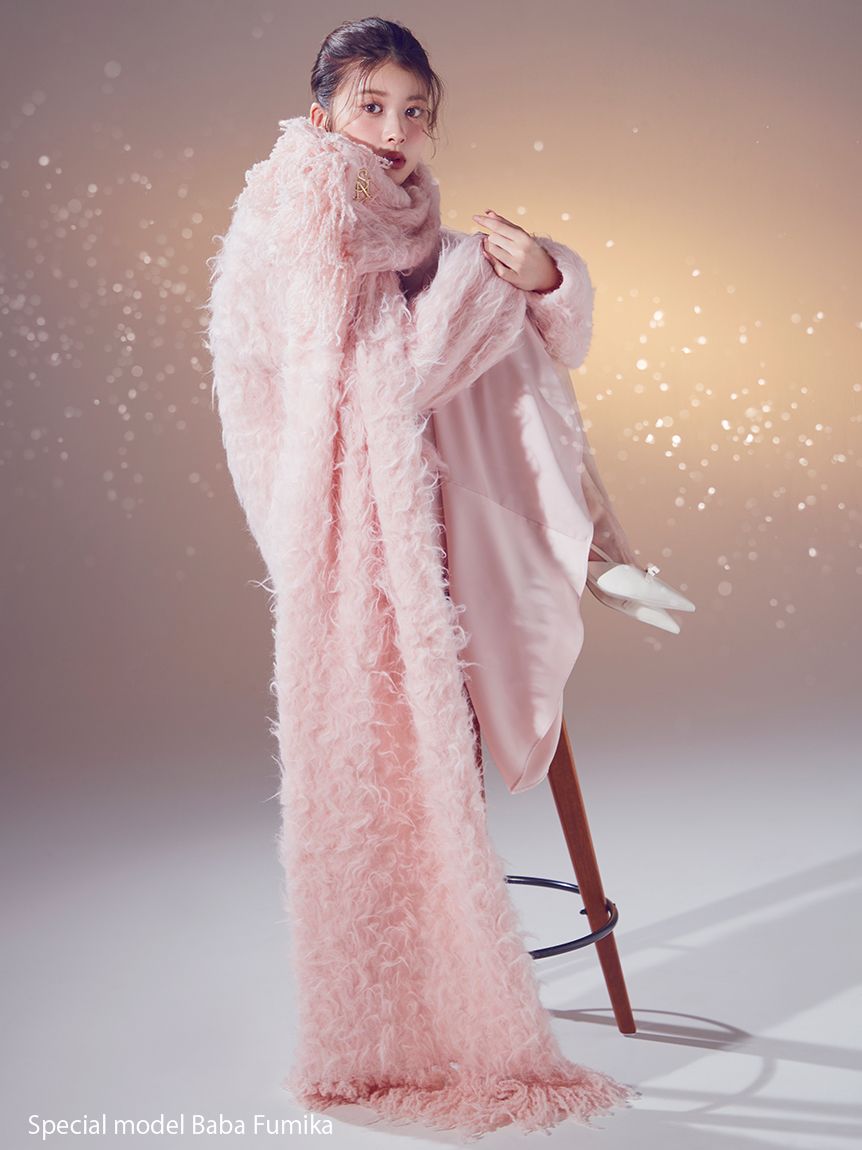 リアルファー ロングマフラー 華やかなフォックスファーマフラー毛皮ロングマフラー ファー