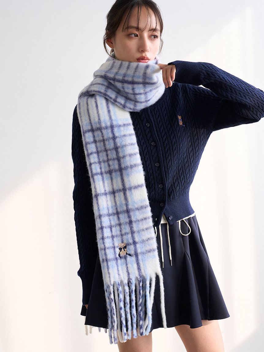 完売色♥️未開封✨新作✨SNIDEL スナイデル リボンベアーマフラー リボンベアーマフラー(ストール・スカーフ)｜アクセサリー｜SNIDEL